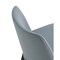 Manhattan Comfort Gansevoort Faux Leather Dining Chair in Pewter - Set of 2 DC051-PT - alternate 4